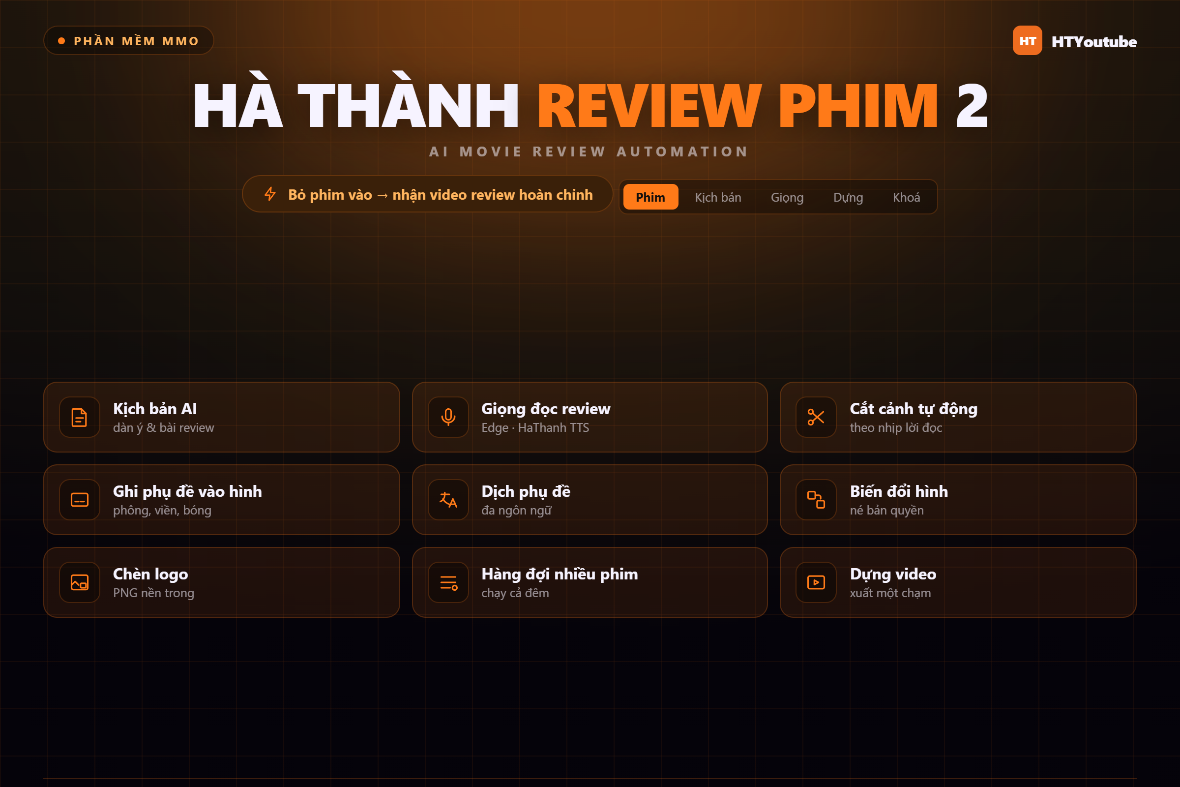 HÀ THÀNH REVIEW PHIM – TỰ ĐỘNG TỪ KỊCH BẢN ĐẾN VIDEO